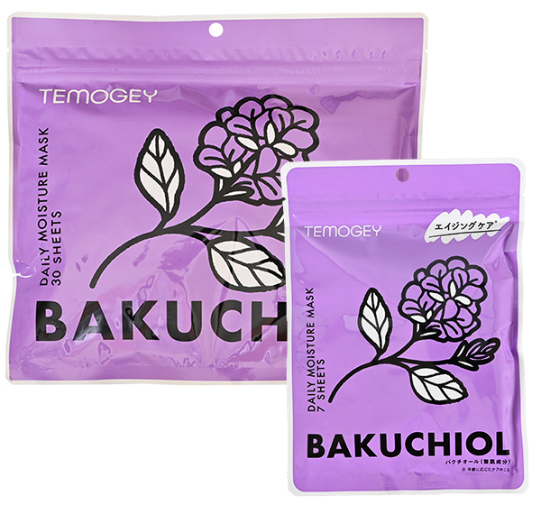テモギーデイリーモイスチャーマスクバクチオール　30枚入り・7枚入り